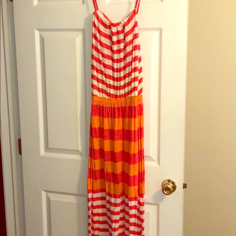 Stripped Maxi Dress